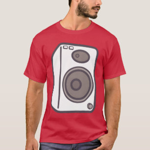 vintage för musikhögtalare t shirt
