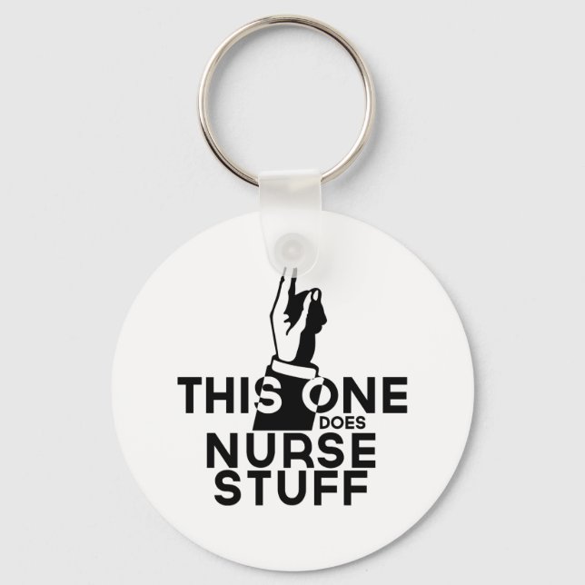 Vintage för nuny sjuksköterska - Nursing RN LPN Nyckelring (Framsida)