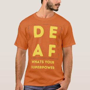 Vintage för ombyggnad av nedsatt Döv  Kultur T Shirt
