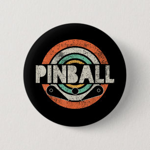 Vintage för Pinball-spel Knapp