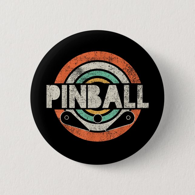Vintage för Pinball-spel Knapp (Framsida)