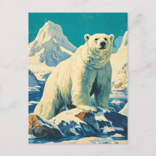 vintage för polar vykort