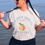 Vintage för positiv kroppsposition för Humor Sassy T Shirt<br><div class="desc">Gå in i sommaren med förtroende för vår Humor Sassy Peach Body Positivity T-Shirt! Förstärka kroppspositiviteten med den här humoristiska grafiktesten, perfekt för curvy queens. Det är en tankfull gåva till storleka nära och kära. Vår estetik i vintagen tillför ett litet retro-charm till vilken utrustning som helst. Firar kurvor och...</div>