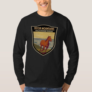 Vintage för Pryor Mountains Vild Horse Range T Shirt