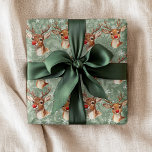 Vintage för Red Nförted Reinder Decoupage Presentpapper<br><div class="desc">Den här designen kan vara personlig genom att välja det andra alternativet för anpassning. Du kan också överföra till andra objekt. Kontakta mig på colorflowcreations@gmail.com eller använda alternativet chatta överst på sidan om du vill ha den här designen på en annan produkt eller behöver hjälp. Se mer av mina design...</div>