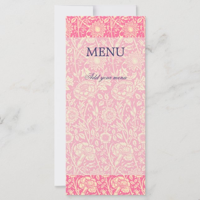 Vintage för rosa och Cream Carnation (Framsida)