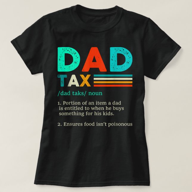Vintage för skatteredefinitionsåterställning i Pap T Shirt (Design framsida)