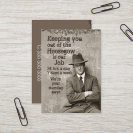 Vintage för skuldebrev visitkort