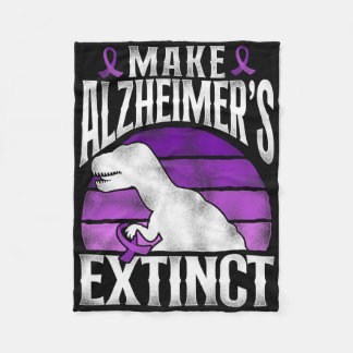 Vintage för stöd till demensmedvetandegörande vid fleecefilt