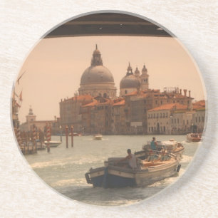Vintage för stora kanalen i Venedig Italien Underlägg