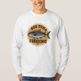 Vintage för storskaligt tonfiskfiske t shirt