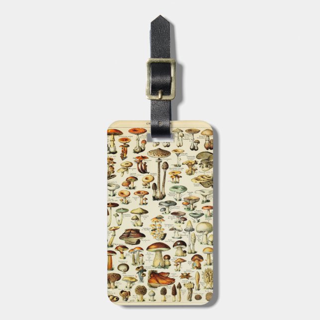 Vintage för svampar bagagebricka (Vertikal Framsida)