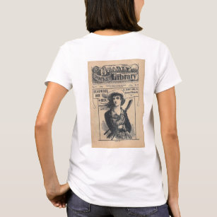 Vintage för tecknad för CalamityJane western Dime T-shirt
