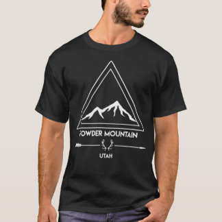 Vintage för Utah Ski Vacation-pulverberg T Shirt