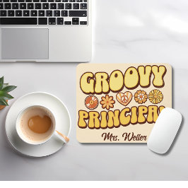Vintage för Vågigt av anpassningsbar Retro "Groovy Musmatta