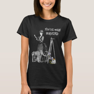 VINTAGE FÖR WESTERN UNDERSÖKNING AV KVINNA MARK T SHIRT