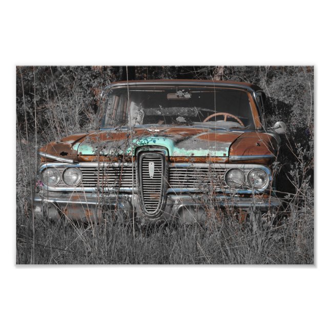 Vintage Ford Edsel Fototryck (Framsidan)