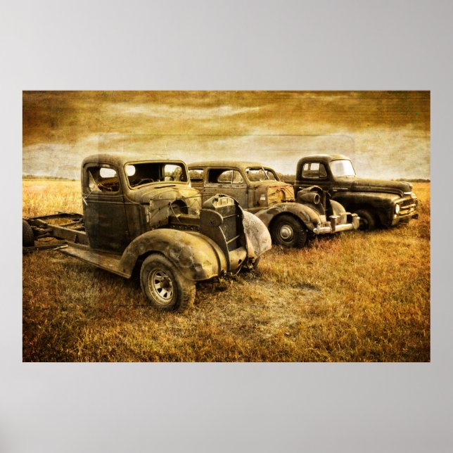 Vintage Fordon Poster (Framsidan)