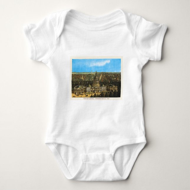 Vintage Förenade Stater Huvudstad Tröja (Framsida)