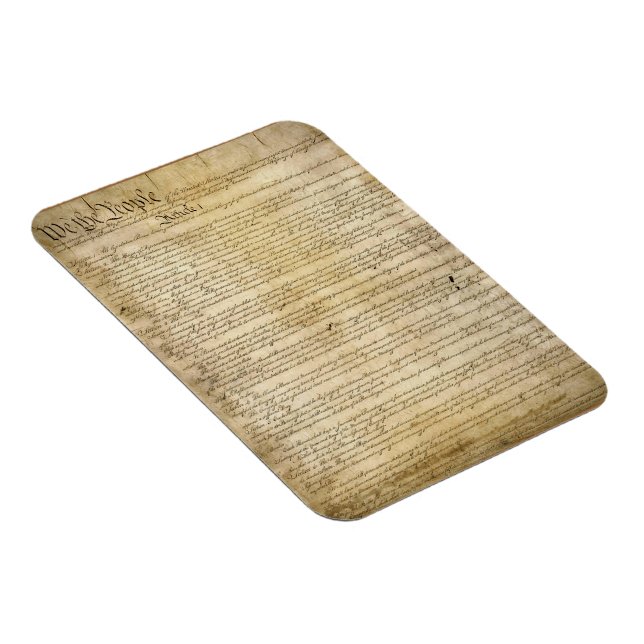 Vintage Förenade Stater-konstitutionen Magnet (Högersidan)