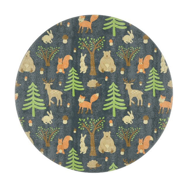 Vintage Forest Animals, Barns Mönster. (Framsidan)