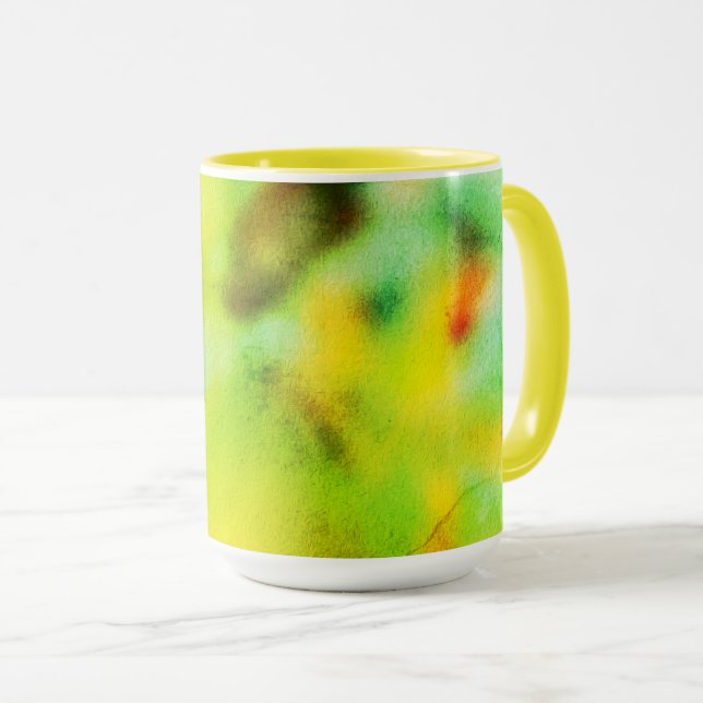 Vintage Forest Dreamer - Abstrakt Nature Visions Mugg (Framsida höger)