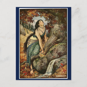 Vintage Forest Gypsy Vykort