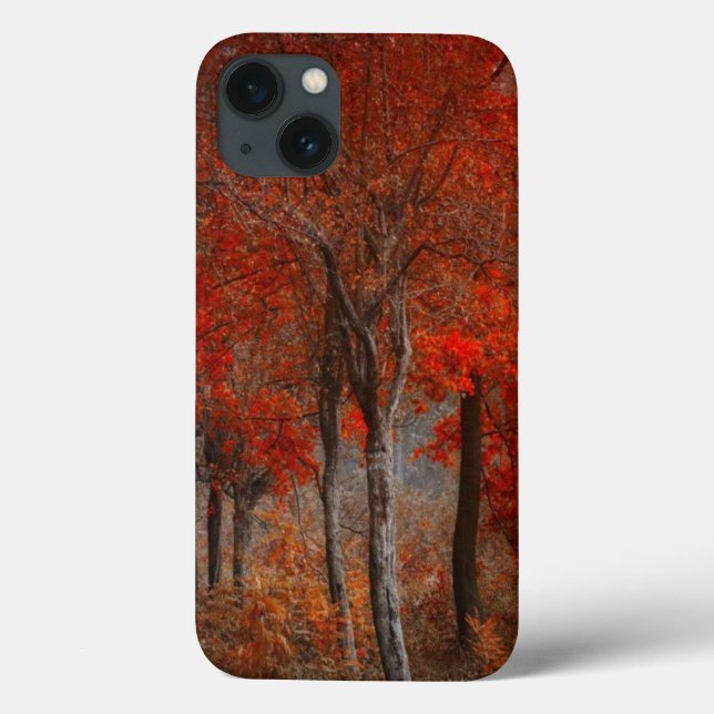 Vintage Forest Scene iPad Case (Baksida)