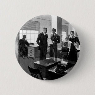 Vintage företag, företagsledare kontor knapp
