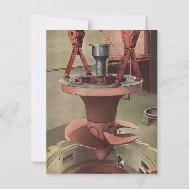 Vintage-företag, jättevatten-turbinenergi (Framsida)