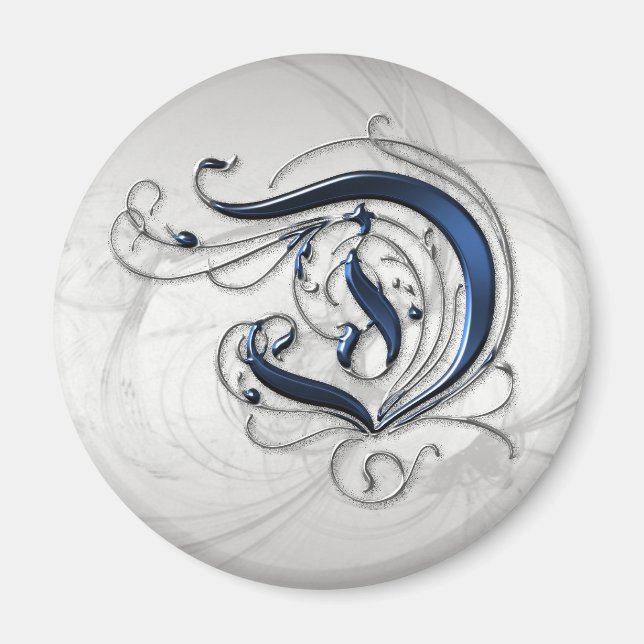 Vintage första D Magnet (Framsidan)