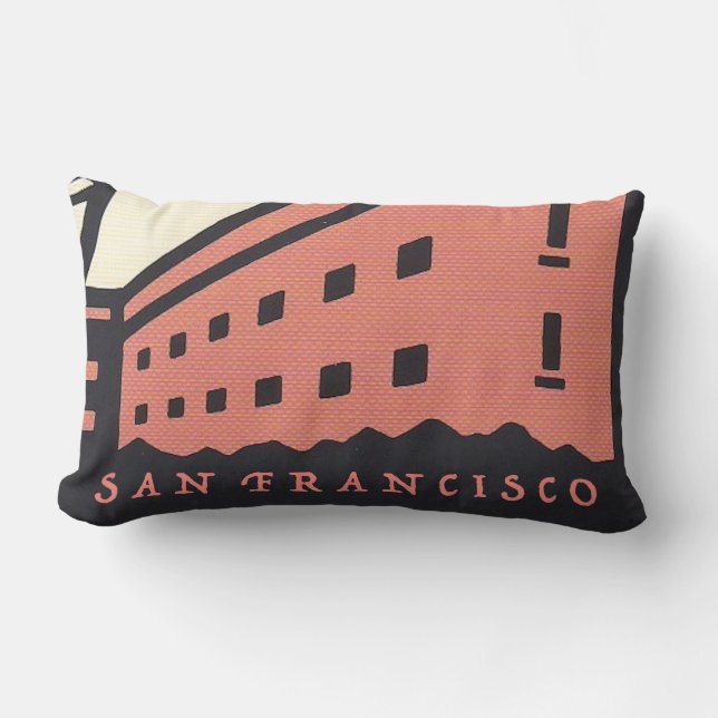 Vintage Fort Point Travel Lumbar Pillow Lumbarkudde (Framsida)