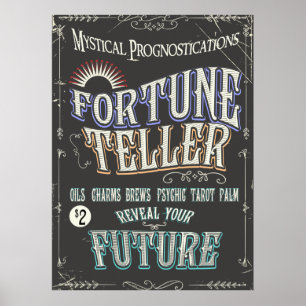Vintage Fortune-säljare poster
