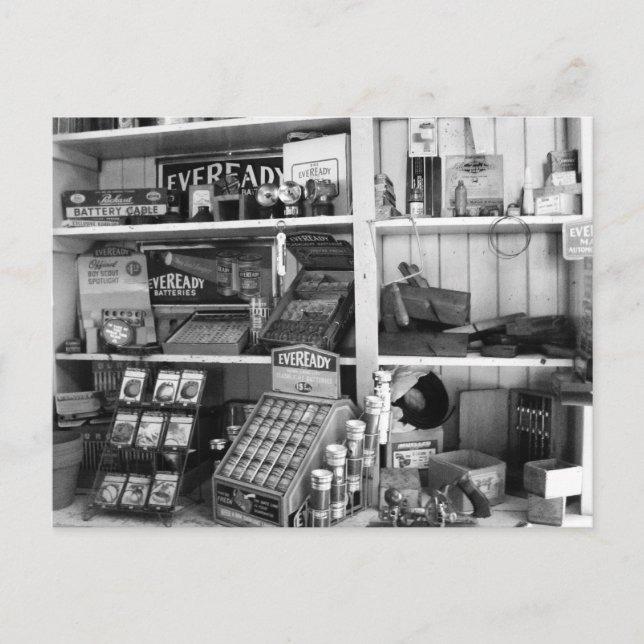 Vintage Förvaringshyllor Vykort (Framsida)