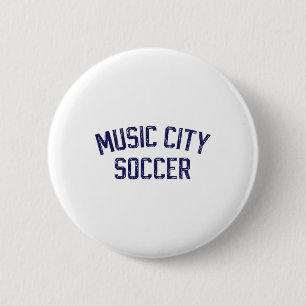 Vintage fotboll Nashville Music City fotboll Retro Knapp