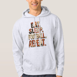 Vintage fotbollsfan-design | Retro fotbollsgrafik Hoodie
