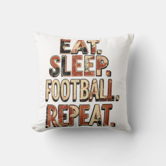 Vintage fotbollsfan-design | Retro fotbollsgrafik Kudde