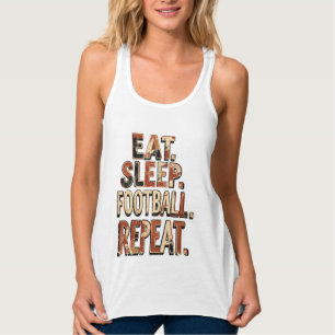 Vintage fotbollsfan-design   Retro fotbollsgrafik Linne Med Racerback