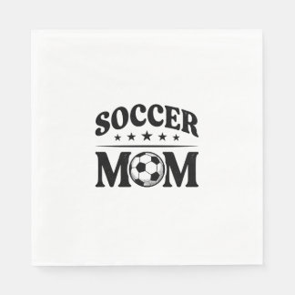 Vintage fotbollsmamma skjorta vektor design_1 pappersservett