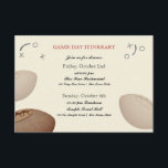 Vintage fotbollspass Bar Mitzvah-resplan Tilläggskort<br><div class="desc">Fotbollstemat resplaneringskort för att komplettera våra inbjudningar med lekfull text i spelbokstil. Sportfans kommer älska denna vintageinspirerade fotbollstematiska inbjudan,  gjord för att se ut som en gammal fotbollsmatchbiljett.</div>