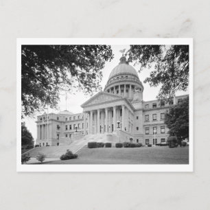 Vintage Foto av Mississippi-staten Huvudstad Vykort