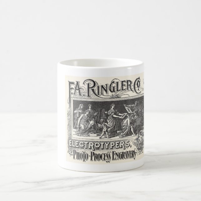 VINTAGE FOTOENGRAVERS AD KAFFEMUGG (Center)