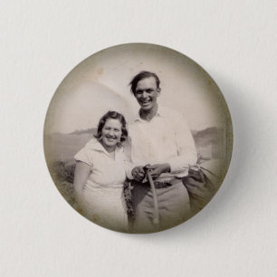 Vintage fotograferar knäppas knapp