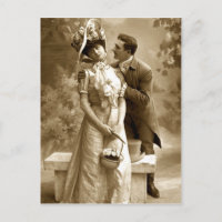 Vintage fotografi 2 älskare
