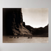 Vintage Fotografi av Canyon de Chelly