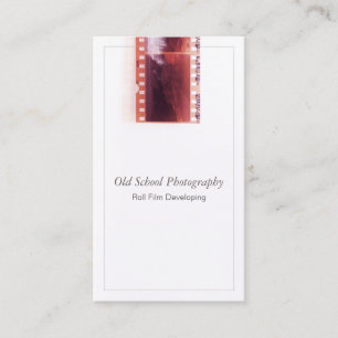 Vintage Fotografifilm för kamera Visitkort