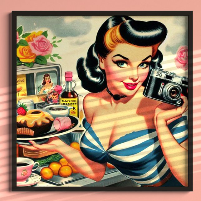 Vintage Fotografistift upp Poster (Skapare uppladdad)