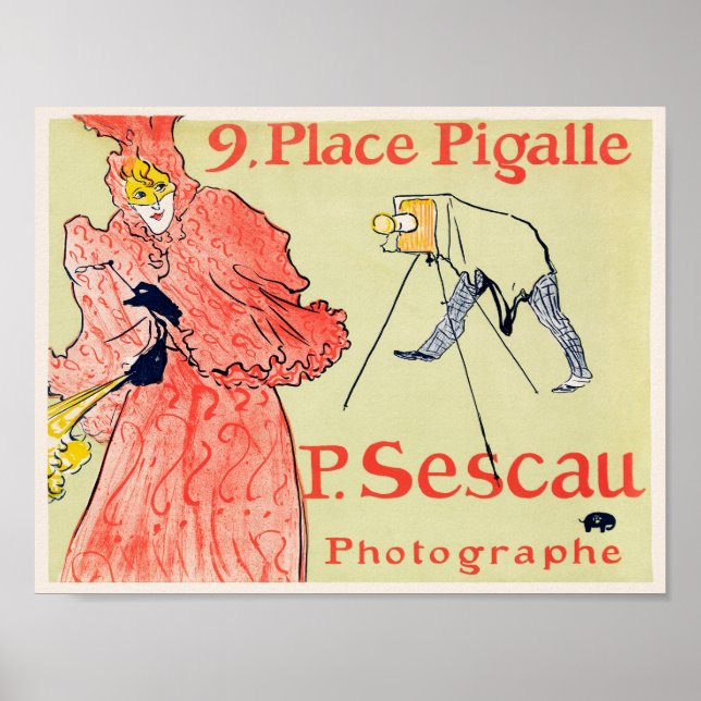 Vintage Fotography Advertisement Poster (Framsidan)