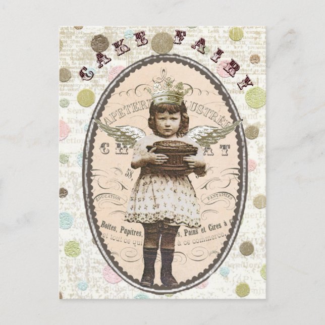 vintage fotokaka - vykort (Framsida)