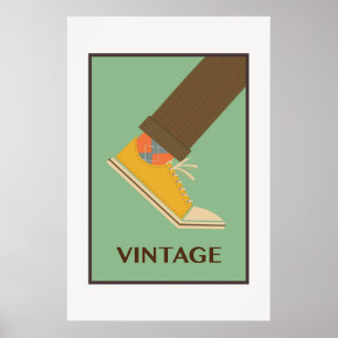 Vintage Foton av gammalt estetiskt bildobjekt i mo Poster